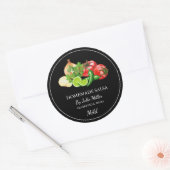 Eenvoudig Zelfgemaakt Tomaat Salsa Label (Envelop)