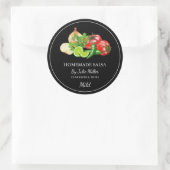Eenvoudig Zelfgemaakt Tomaat Salsa Label (Tas)