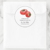 Eenvoudig Zelfgemaakt Tomatensaus Label (Tas)