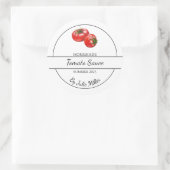 Eenvoudig Zelfgemaakt Tomatensaus Label (Tas)