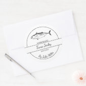 Eenvoudig Zelfgemaakt Tuna Jerky Label (Envelop)