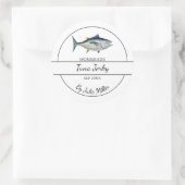 Eenvoudig Zelfgemaakt Tuna Jerky Label (Tas)