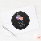 Eenvoudig zelfgemaakt vijgenjam label (Envelop)