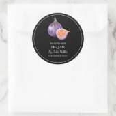 Eenvoudig zelfgemaakt vijgenjam label (Tas)