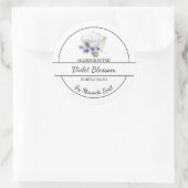 Eenvoudig zelfgemaakt Violet Bubble Bath Label (Tas)