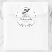 Eenvoudig Zelfgemaakt Zalm Jerky Label (Tas)