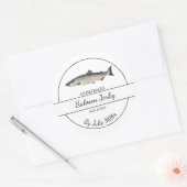 Eenvoudig Zelfgemaakt Zalm Jerky Label (Envelop)