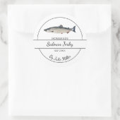 Eenvoudig Zelfgemaakt Zalm Jerky Label (Tas)