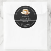 Eenvoudig Zelfgemaakte Kurkuma Thee Label (Tas)