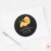 Eenvoudig Zelfgemaakte Mango Ingemaakt Etiket (Envelop)