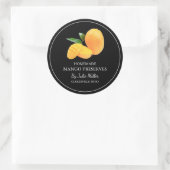 Eenvoudig Zelfgemaakte Mango Ingemaakt Etiket (Tas)