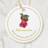 Eenvoudig Zelfgemaakte Redcurrant Jam Hang Label l (Voorkant)