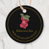 Eenvoudig Zelfgemaakte Redcurrant Jam Hang Label l (Voorkant)