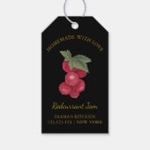 Eenvoudig Zelfgemaakte Redcurrant Jam Hang Label l Cadeaulabel (Voorkant)