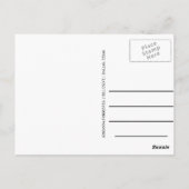 Eenvoudig | Zij heeft de datum waarop de foto is A Briefkaart (Achterkant)