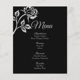 Eenvoudig zilver Roos