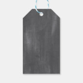 Eenvoudig zoet einde aan een nieuw begin gunst cadeaulabel (Achterkant)