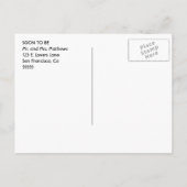 EENVOUDIG & ZOET-Save the Date Briefkaart (Achterkant)