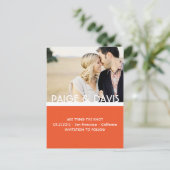 EENVOUDIG & ZOET-Save the Date Briefkaart (Staand voorkant)