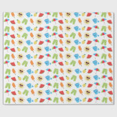 Eenvoudig zomer cadeaupapier (Vlak)