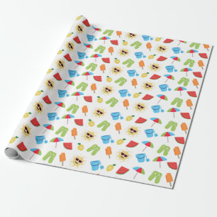 Eenvoudig zomer cadeaupapier