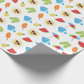Eenvoudig zomer cadeaupapier (Hoek)
