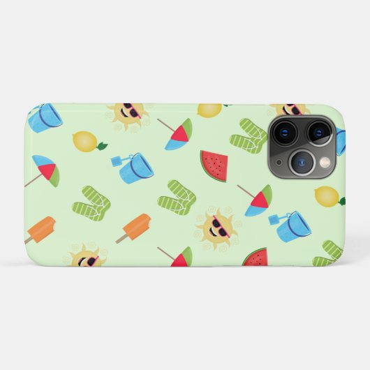 Eenvoudig zomer Case-Mate iPhone case (Achterkant (horizontaal))