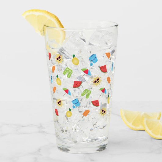 Eenvoudig zomer glas (Voorkant ijs)