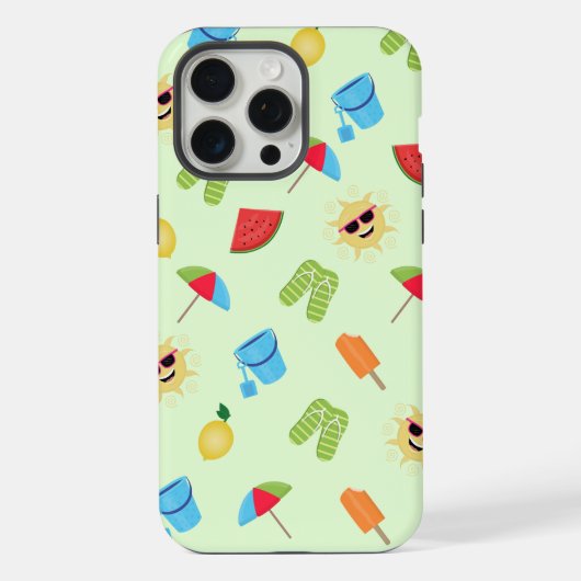 Eenvoudig zomer iPhone hoesje (Achterkant)