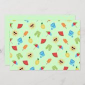 Eenvoudig zomer kaart (Voorkant / Achterkant)