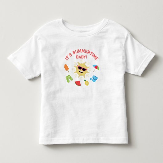 Eenvoudig zomer kinder shirts (Voorkant)
