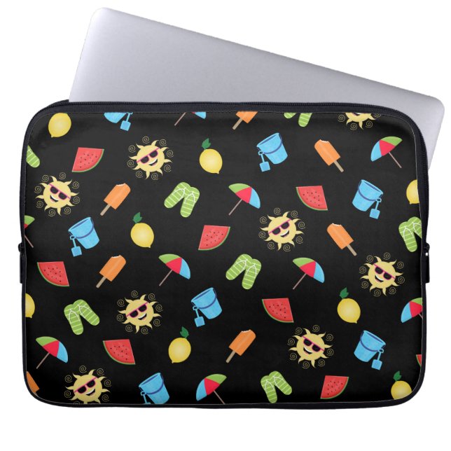 Eenvoudig zomer laptop sleeve (Voorkant)