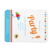 Eenvoudig zomer magneet (Horizontaal)