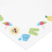 Eenvoudig zomer medium tafelloper (Hoek)