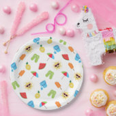 Eenvoudig zomer papieren bordje (Feest)