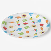 Eenvoudig zomer papieren bordje (Gekanteld)