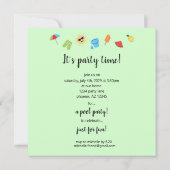 Eenvoudig zomer save the date (Achterkant)