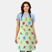 Eenvoudig zomer schort (Gedragen)