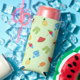 Eenvoudig zomer seltzer blikjeskoeler