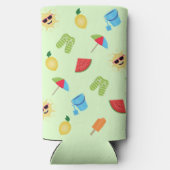 Eenvoudig zomer seltzer blikjeskoeler (Achterkant)