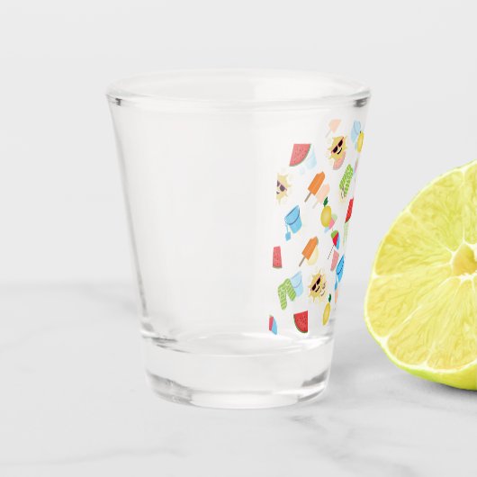 Eenvoudig zomer shot glas (Links)