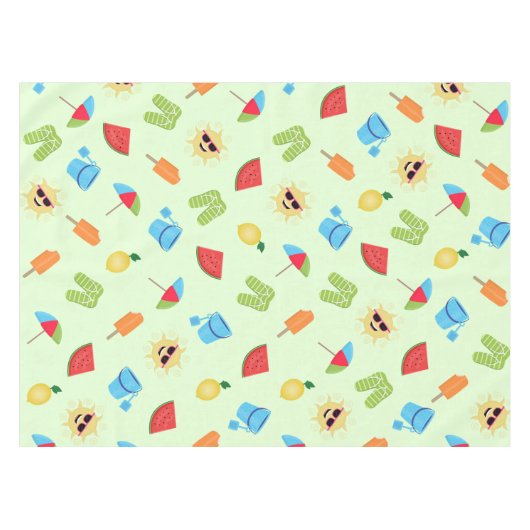 Eenvoudig zomer tafelkleed (Voorkant (Horizontaal))