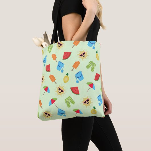 Eenvoudig zomer tote bag (Dichtbij)