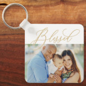 Eenvoudig zonder bewerkbare kleurenfoto-Sleutelhan Sleutelhanger (Voorkant)