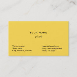 eenvoudig, zonlicht visitekaartje. visitekaartje