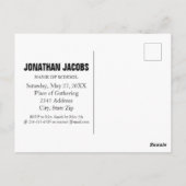 EENVOUDIG ZOUDEN Het is een AFSTUDEERDER PARTIJ Af Briefkaart (Achterkant)