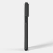 Eenvoudig zwart aangepast nummer en naam iPhone hoesje (Rechterkant)