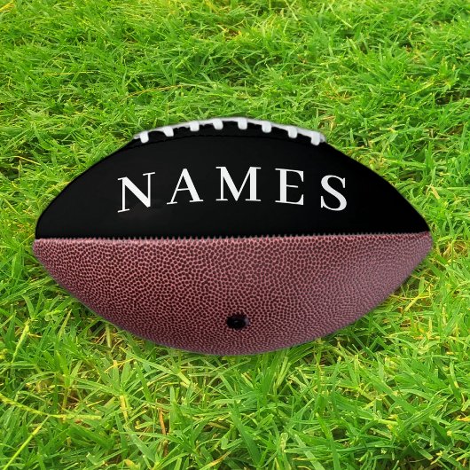 Eenvoudig zwart, aangepaste Jouw naam toevoegen el American Football
