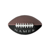 Eenvoudig zwart, aangepaste Jouw naam toevoegen el American Football (Voorkant)