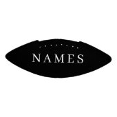 Eenvoudig zwart, aangepaste Jouw naam toevoegen el American Football (Paneel)